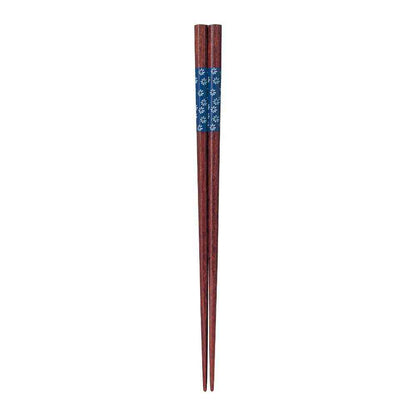 Ishida Octagonal Chopsticks Small Flower 23cm 1 Pair