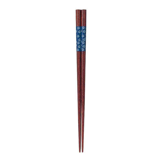 Ishida Octagonal Chopsticks Small Flower 23cm 1 Pair