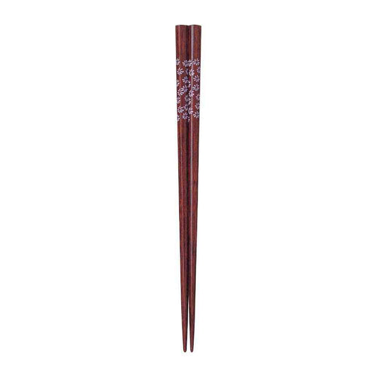 Ishida Octagonal Chopsticks Small Flower 20.5cm 1 Pair