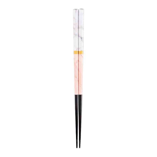 Ishida Chopsticks Marble Pink 23cm 1 Pair