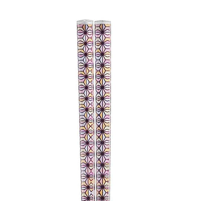 Ishida Metacrylic Chopsticks Asanoha Violet 22.5cm 1 Pair