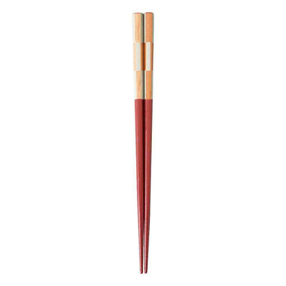 Ishida Hexagonal Checkered Chopsticks 21cm