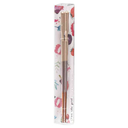 Ishida Elegance Chopsticks Gold 23cm with PET Case