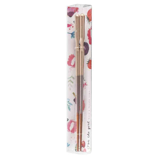 Ishida Elegance Chopsticks Gold 23cm with PET Case