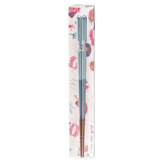 Ishida Elegance Chopsticks Blue 23cm with PET Case