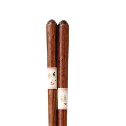 Ishida Dishwasher Safe Chopsticks Happy Cat 21cm