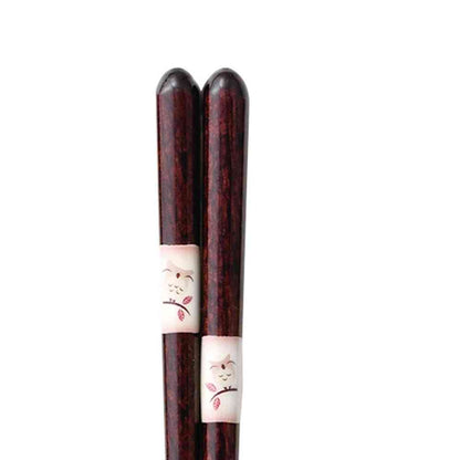 Ishida Dishwasher Safe Chopsticks Owl 21cm