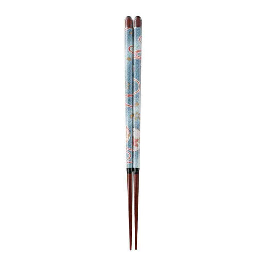 Ishida Chopsticks, Kyo Yuzen, Teramachi, 23cm, 1 Pair