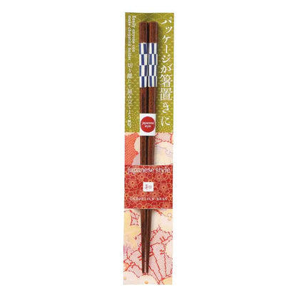 Ishida Chopsticks Japanese Style Checkered 23cm