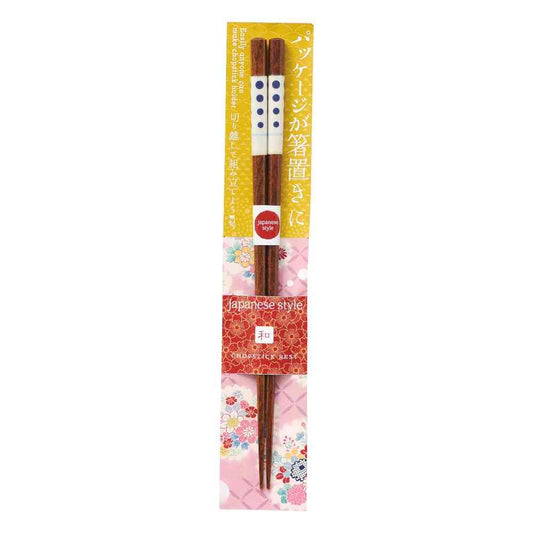 Ishida Chopsticks Japanese Style Polka Dot 23cm