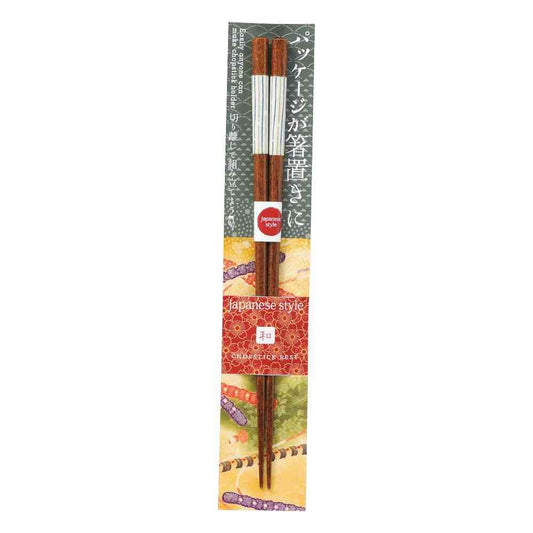 Ishida Chopsticks Japanese Style Wavy Line 23cm
