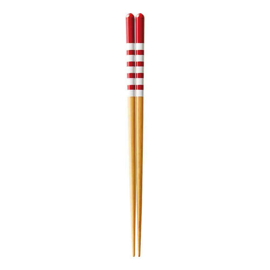 Ishida Dishwasher Safe Chopsticks Natural Red 21cm