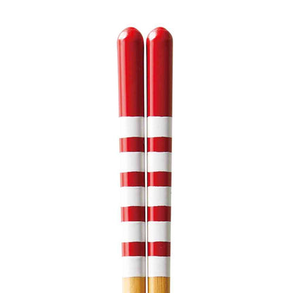 Ishida Dishwasher Safe Chopsticks Natural Red 21cm
