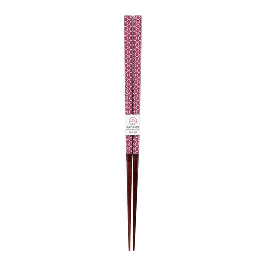 Ishida Chopsticks Japanese Modern Mesh Violet 23cm in PET Case