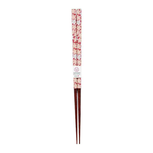 Ishida Chopsticks Japanese Modern Cherry Blossom Red 23cm in PET Case