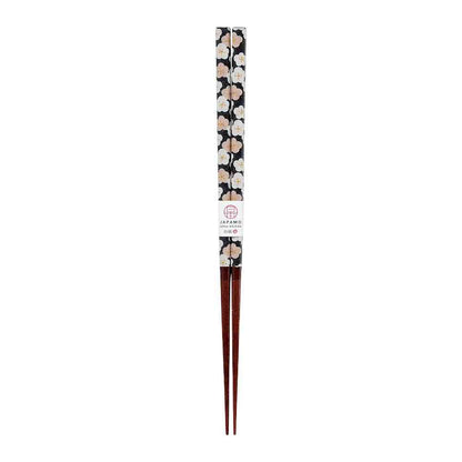Ishida Chopsticks Japanese Modern Plum Black 23cm in PET Case