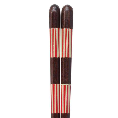 Ishida Octagonal Striped Chopsticks 20.5cm