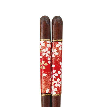 Ishida Chopsticks Lacquered Cherry Blossom 1 Pair