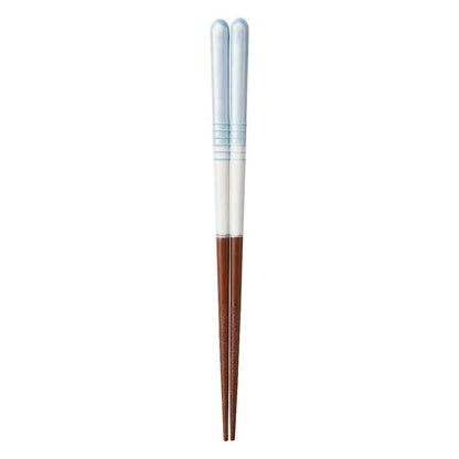 Ishida Dishwasher Safe Chopsticks Pastel Half Line - 1 Pair