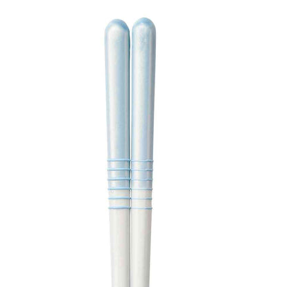 Ishida Dishwasher Safe Chopsticks Pastel Half Line - 1 Pair