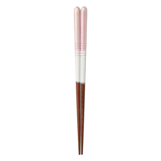 Ishida Dishwasher Safe Chopsticks Pastel Half Line - 1 Pair