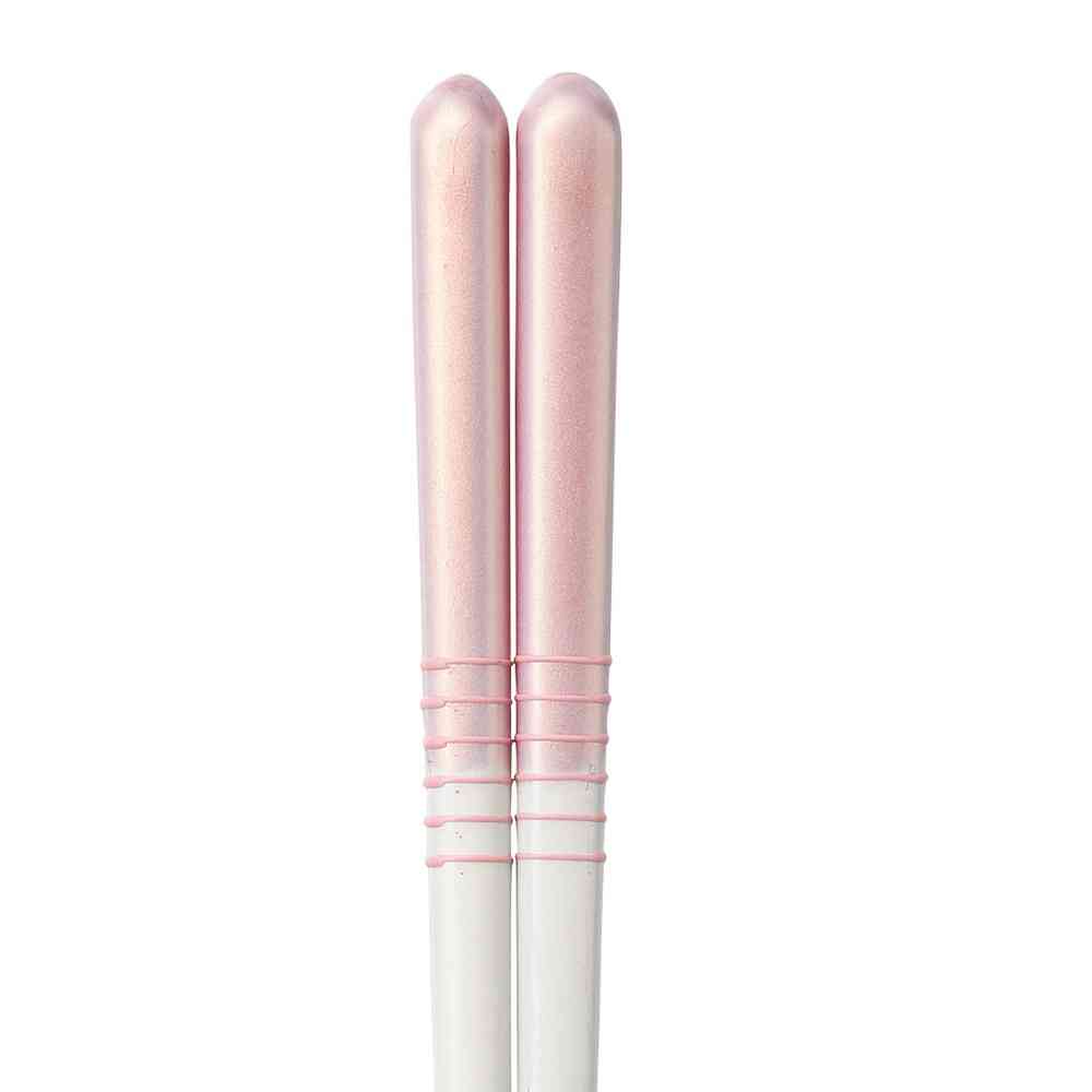 Ishida Dishwasher Safe Chopsticks Pastel Half Line - 1 Pair