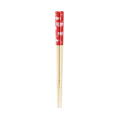 Ishida Kids Safety Chopsticks Flash Heart 1 Pair