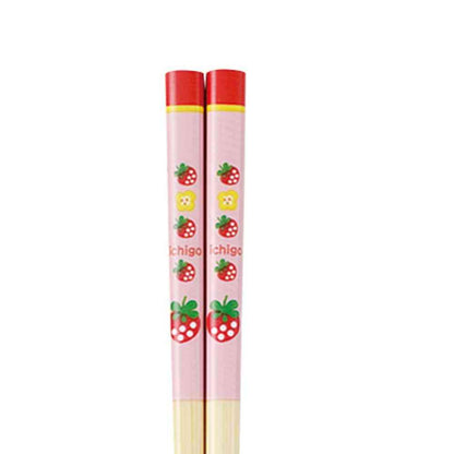Ishida Kids Safety Chopsticks Strawberry 1 Pair
