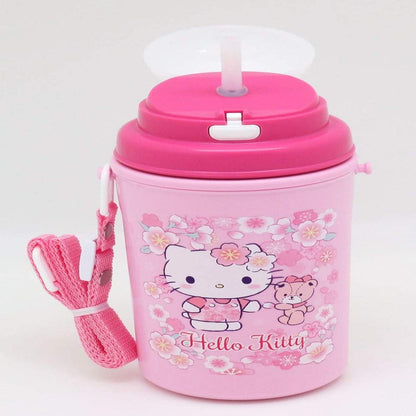 OSK Hello Kitty Sakura Water Bottle with Straw