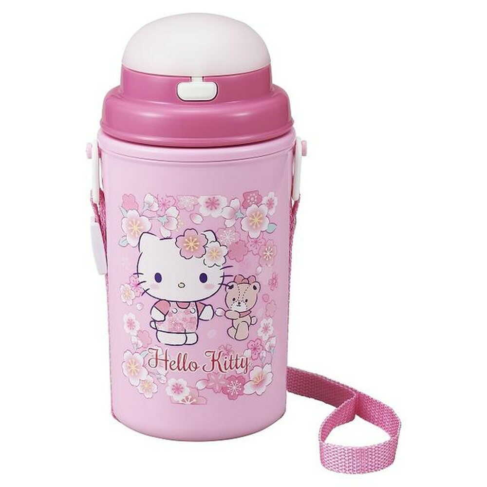 OSK Hello Kitty Sakura Water Bottle with Straw