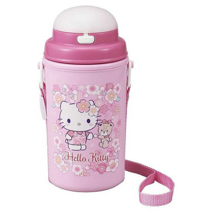 OSK Hello Kitty Sakura Water Bottle with Straw