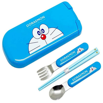 OSK Doraemon Slide Lid Trio Set Blue