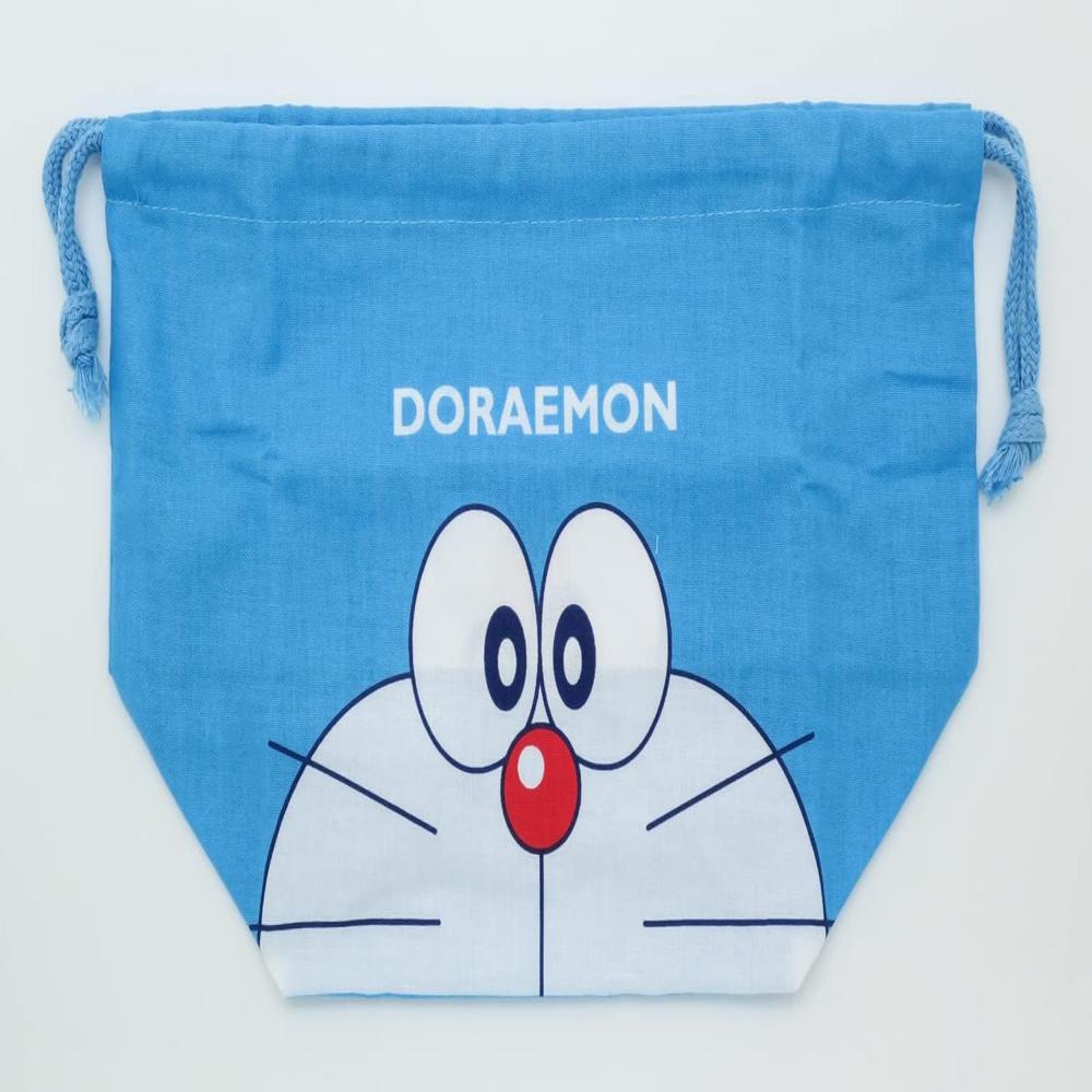 OSK Doraemon Drawstring Lunch Bag Blue