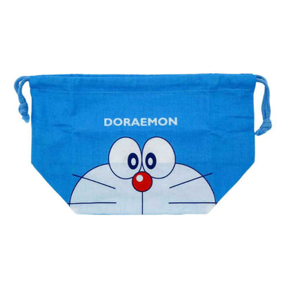 OSK Doraemon Drawstring Lunch Bag Blue
