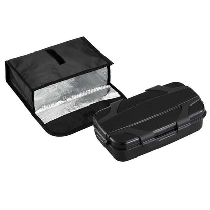 OSK Lunch Box with Insulated Bag Black