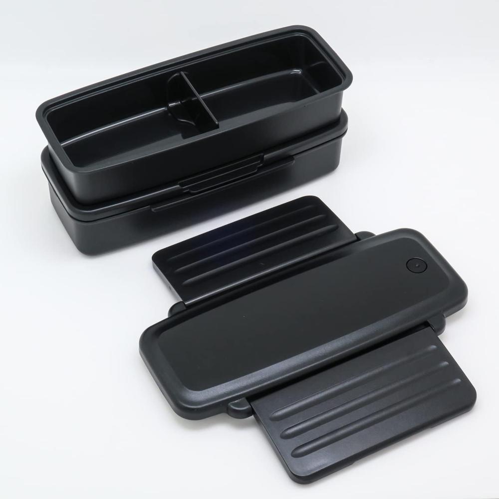 OSK BLC Two-Tier Lunch Box with Insulated Case Black