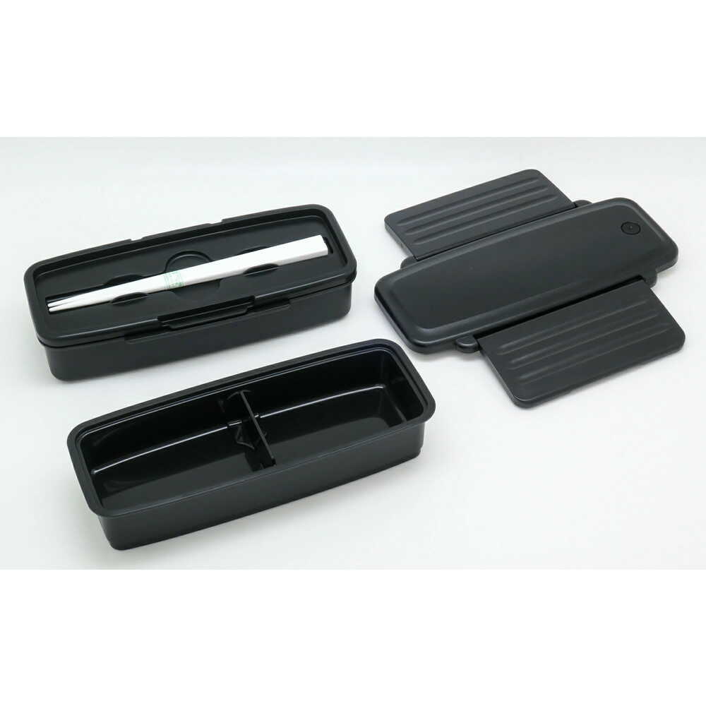 OSK BLC Two-Tier Lunch Box with Insulated Case Black