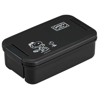 OSK Snoopy Black Lunch Box 1 Layer Black