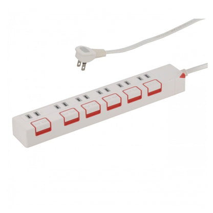 Ohm Electric Energy-Saving Tap 6 Outlets 1.5m