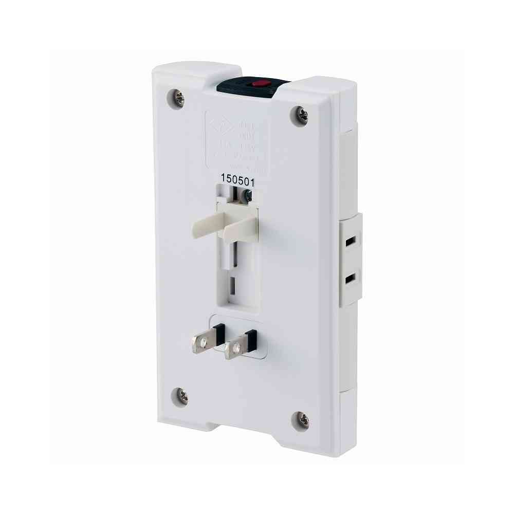 Ohm Electric Independent Rotating Tap with Lightning Surge for Wall Outlet 6 Outlet HS-A1251W