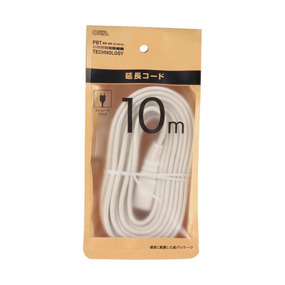 Ohm Electric Extension Cord Straight Plug 10m