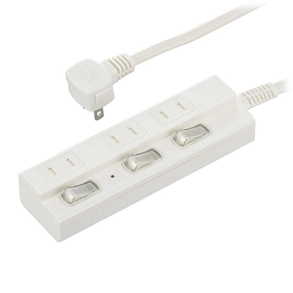Ohm Electric Energy Saving Tap Lightning Guard 3 Outlets HS-TPK33W-22