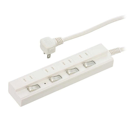 Ohm Electric Power Saving Tap with Lightning Guard 4 Outlets HS-TPK41W-22