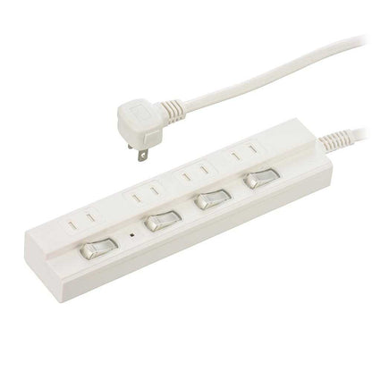 Ohm Electric Power Saving Tap with Lightning Guard 4 Outlets HS-TPK45W-22