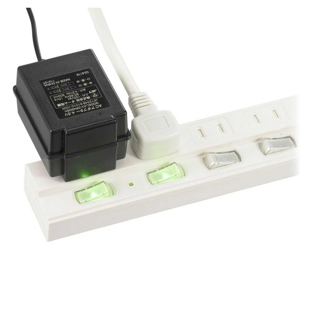 Ohm Electric Power Saving Tap with Lightning Guard 4 Outlets HS-TPK45W-22