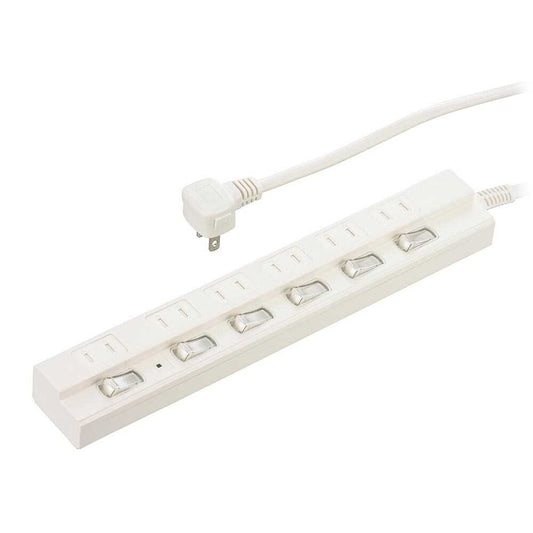 Ohm Electric Energy Saving Tap Lightning Guard 6 Outlets HS-TPK63W-22