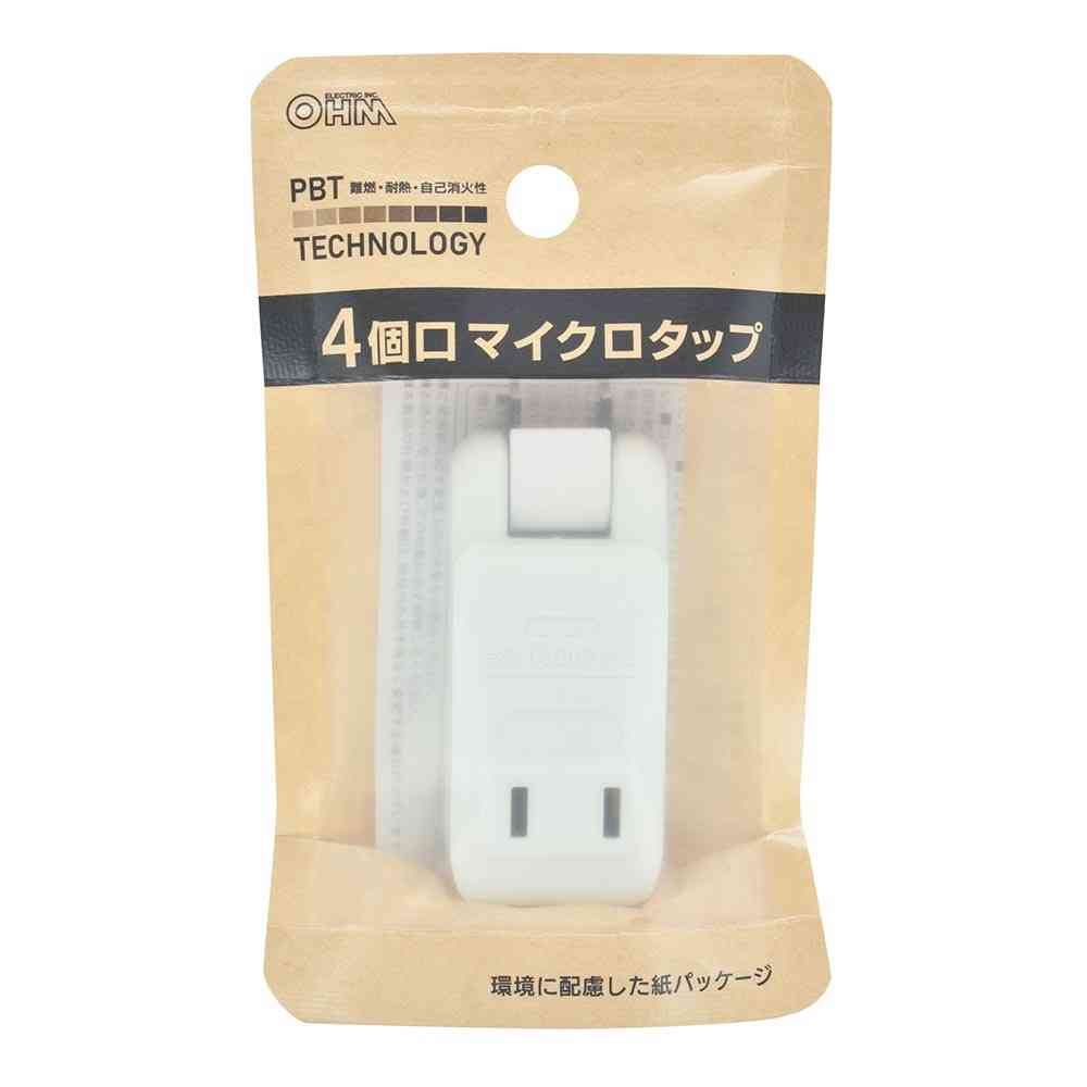 Ohm Electric 4 Outlet Micro Tap HS-A4PBT-24W