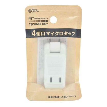Ohm Electric 4 Outlet Micro Tap HS-A4PBT-24W