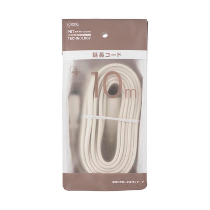Ohm Electric Extension Cord Free Plug 10m