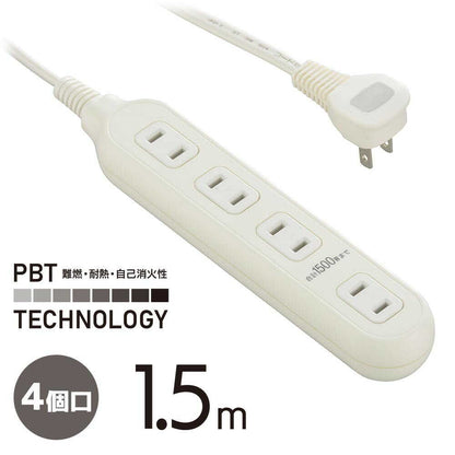 Ohm Electric 4 Outlet Tap 1.5m